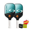 Swing Pickleball Paddle  Raw T700 Carbon Fiber Combo  Free 2 Erasers Included