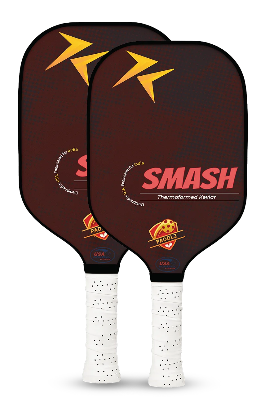 Smash Pickleball Paddle | Kevlar Construction Combo Pack | Get 2 Erasers Free