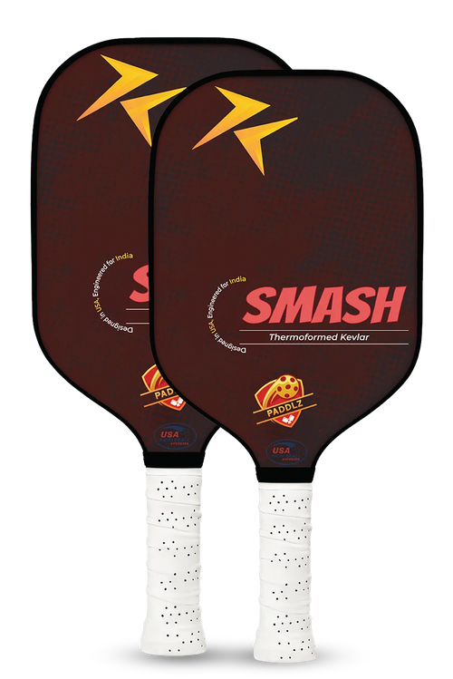 Smash Pickleball Paddle | Kevlar Construction Combo Pack | Get 2 Erasers Free